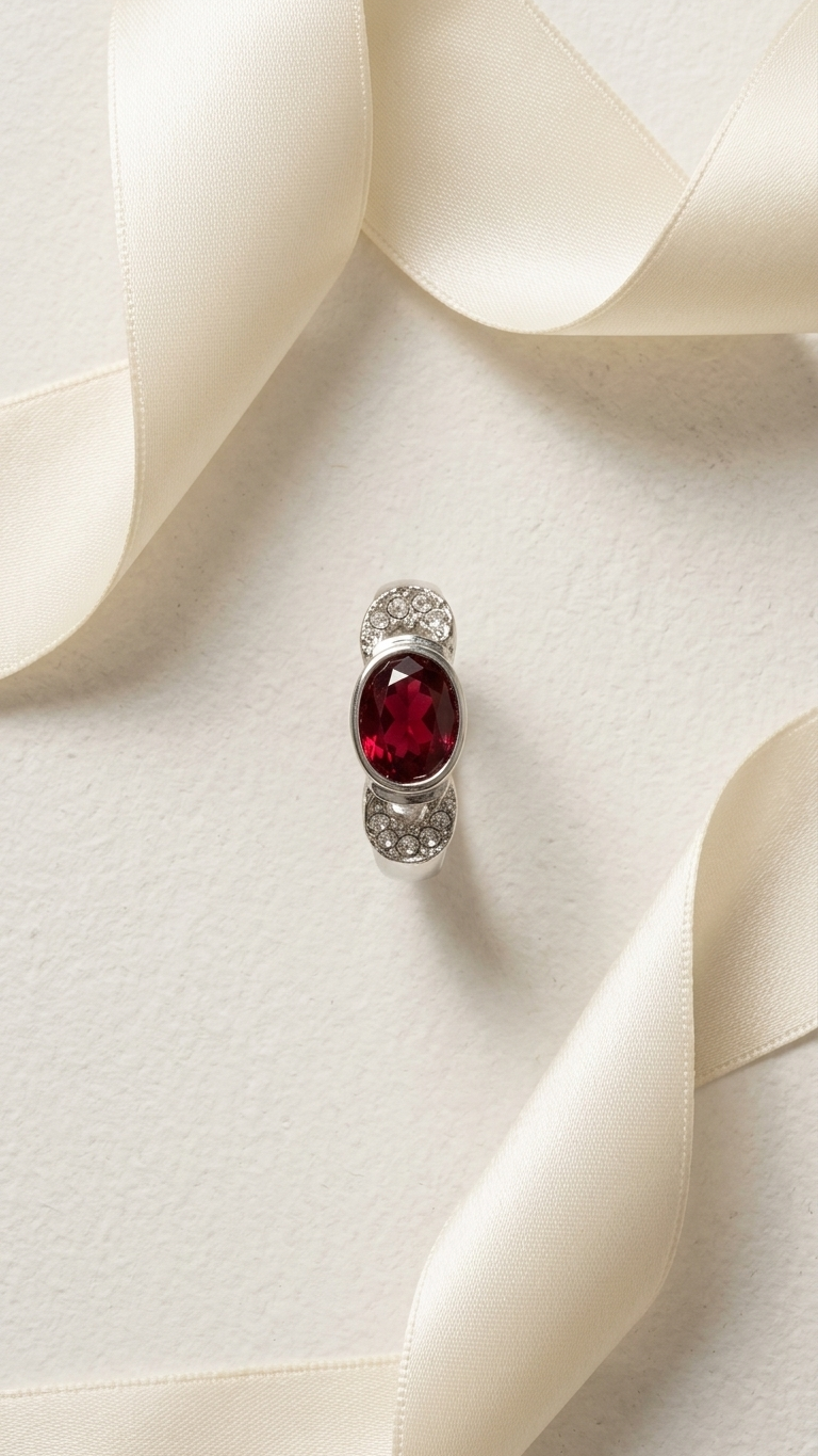 Luna Ring Ruby - תמונה 2